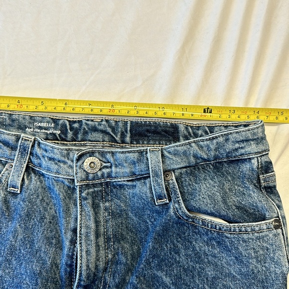 AG Adriano Goldschmied Isabelle High-Rise Straight Crop EUC Size 28R - Picture 6 of 15
